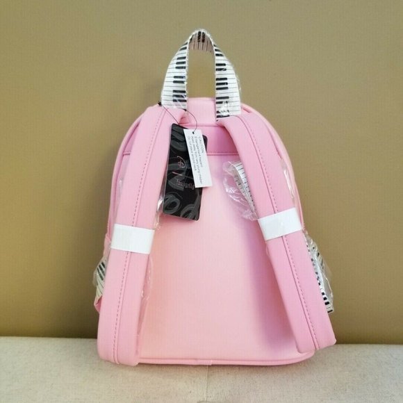 Loungefly Disney the Aristocats Piano Pink Mini Backpack Marie NEW main image 6